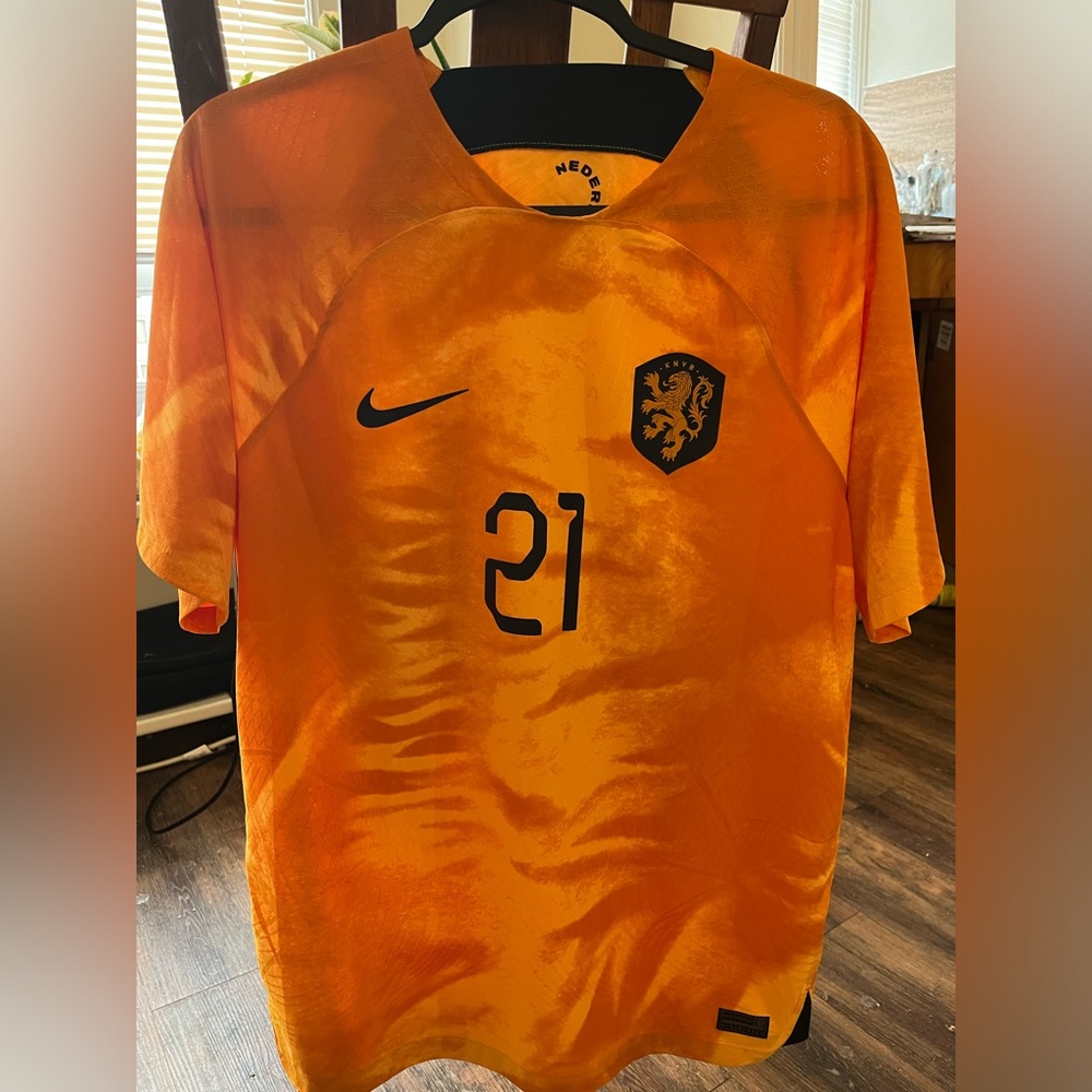 Nike Breathe Netherlands Frenkie De Jong Jersey Size L